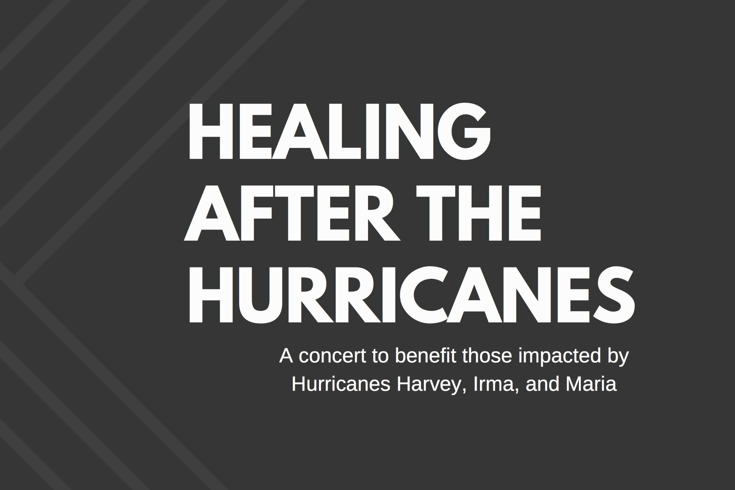 Healing after Hurricanes crop